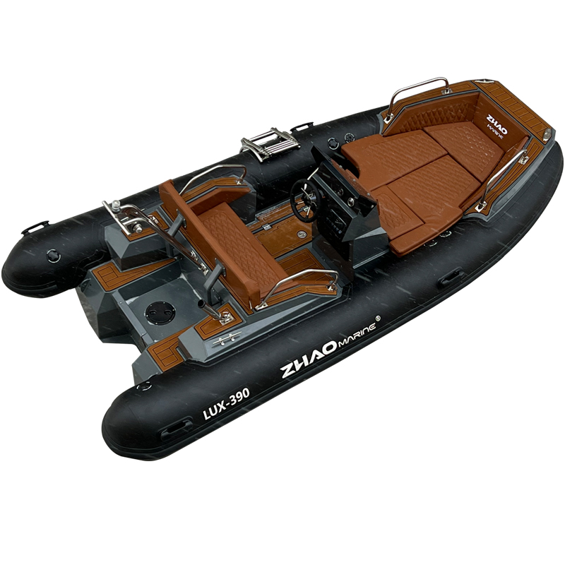 Fishing Boat Aluminum - 13ft LUX Rib Boat390 Perahu Rib
