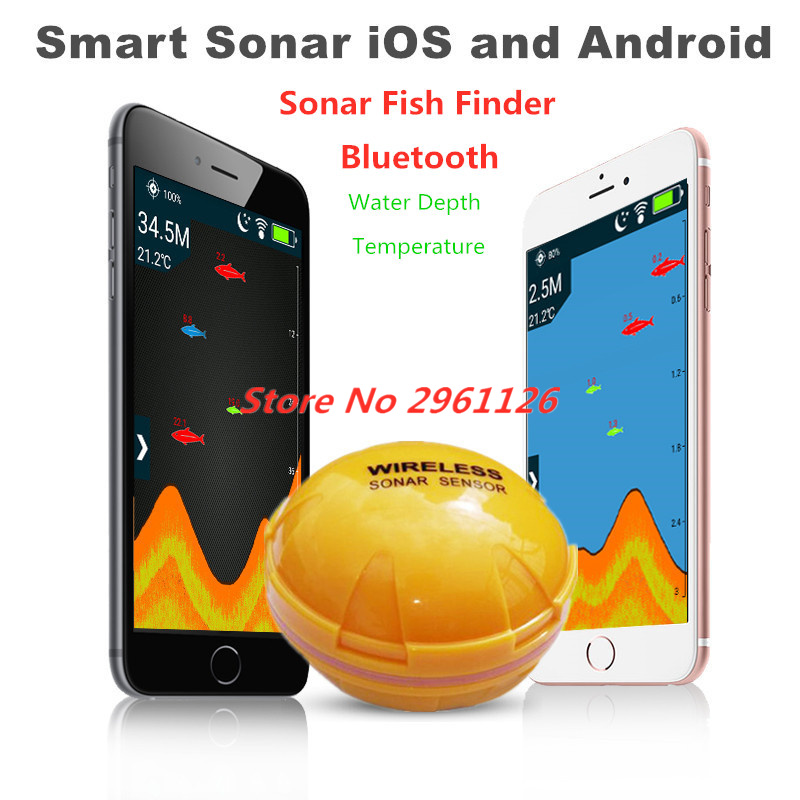 Fishing Boat Depth Finder - Pencari Ikan Nirkabel Ponsel Echo-sounder Portabel