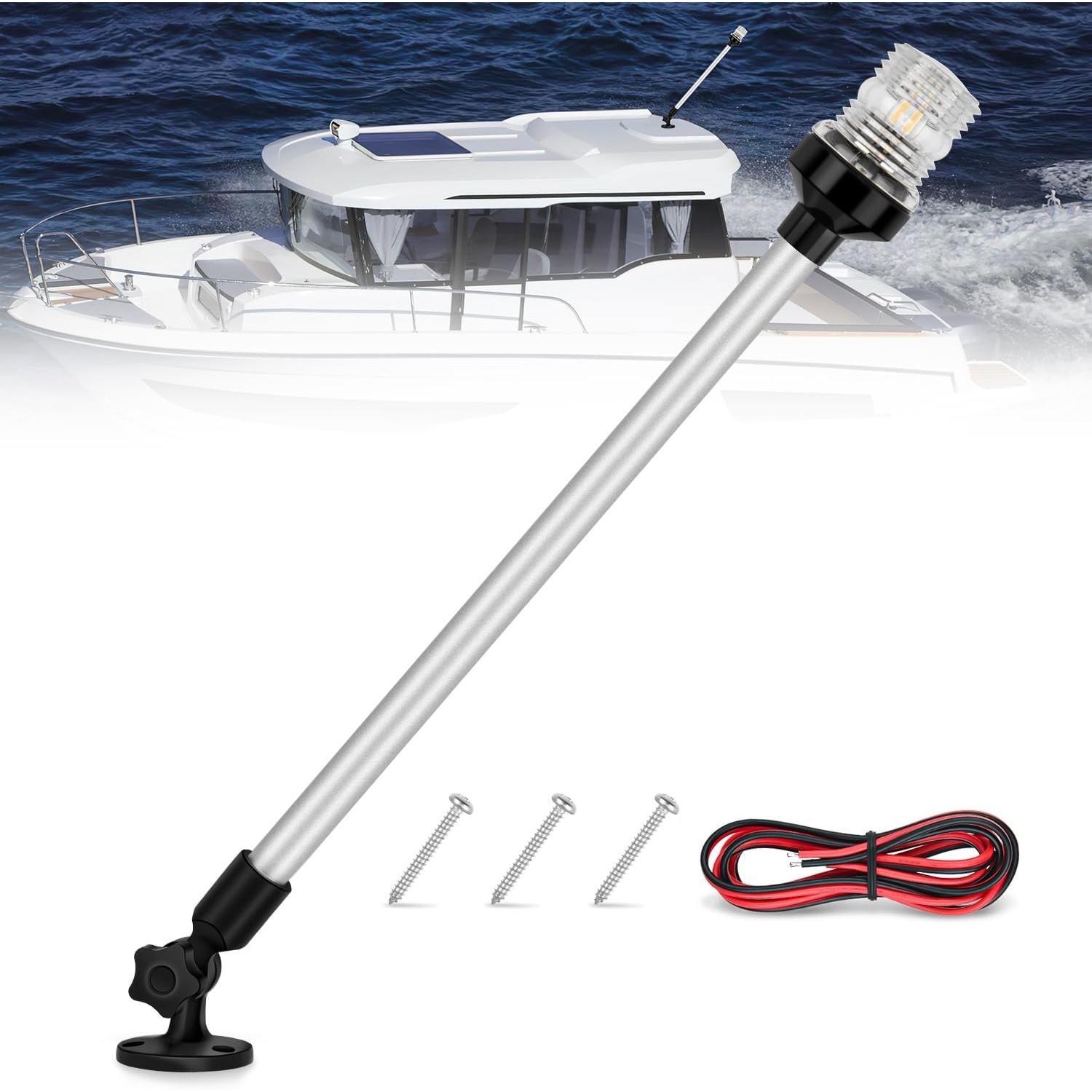Fishing Boat Navigation Light - Lampu Buritan Kapal Nilight Marine 24