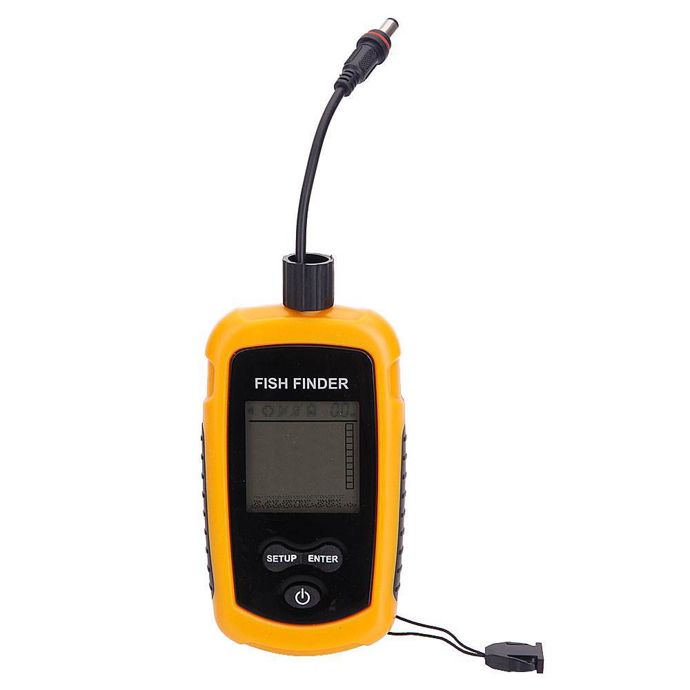 Fishing Boat Depth Finder - Alat Pendeteksi Ikan Sonar Portabel 100M,