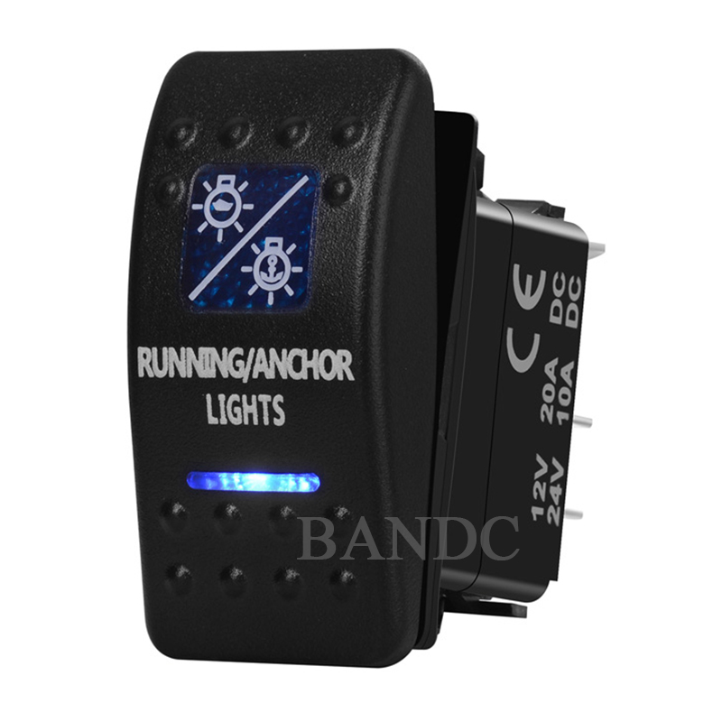 Fishing Boat Navigation Light - Lampu Led biru sakelar navigasi sakelar