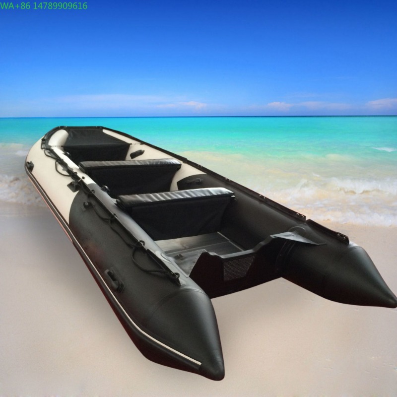 Fishing Boat Inflatable - Perahu Karet PVC Tebal 4.7 m