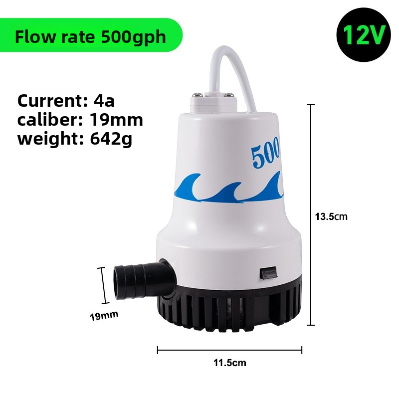 Pompa Bilge Marine 12V 24V, Po - Fishing Boat Bilge Pump ulasan dan harga