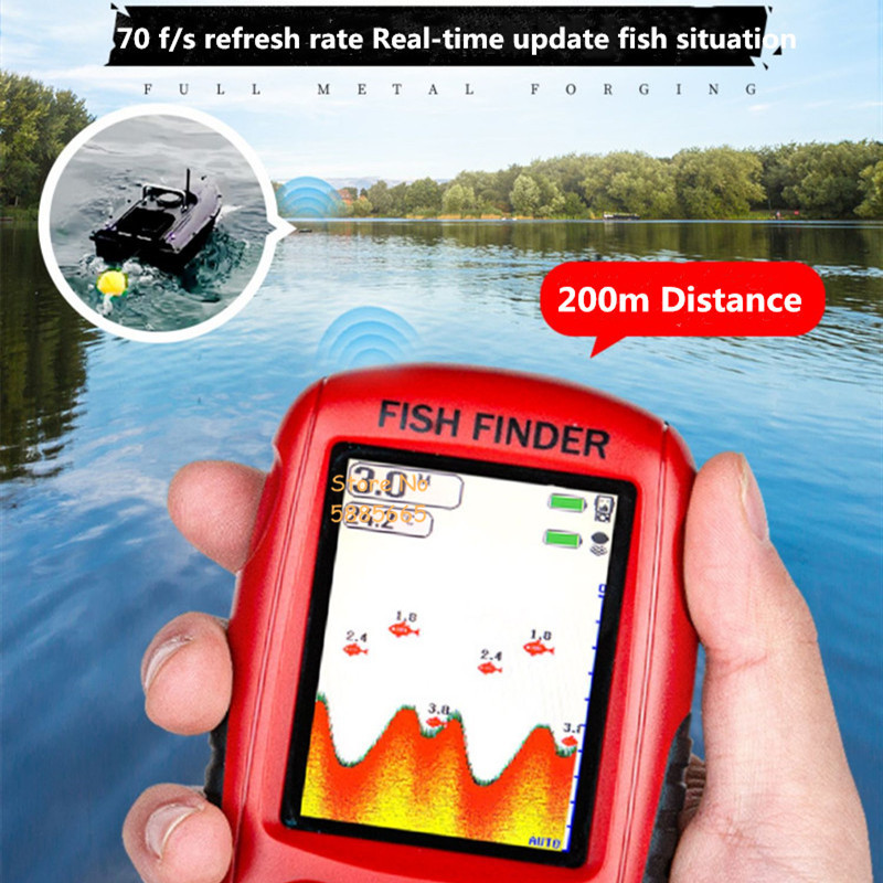 Sonar Pendeteksi Ikan Portabel - Fishing Boat Depth Finder ulasan dan harga