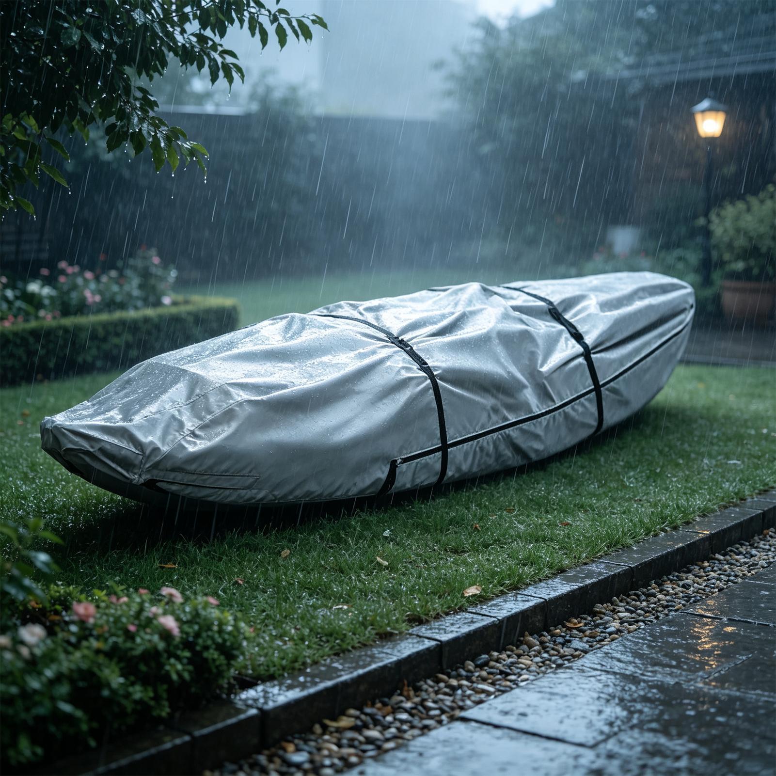 Penutup Kayak Untuk Penyimpana - Fishing Boat Cover ulasan dan harga