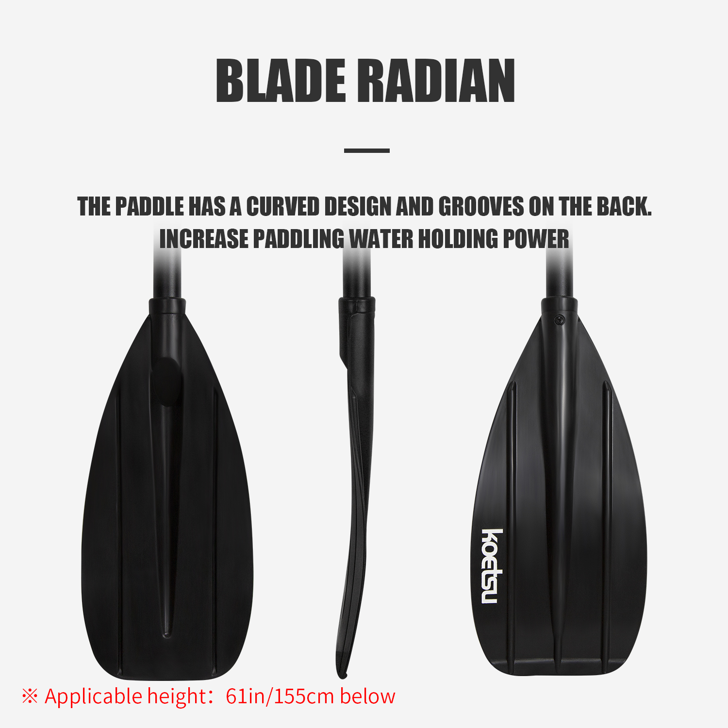 KOETSU Aluminium Alloy Double- - Fishing Boat Paddle ulasan dan harga