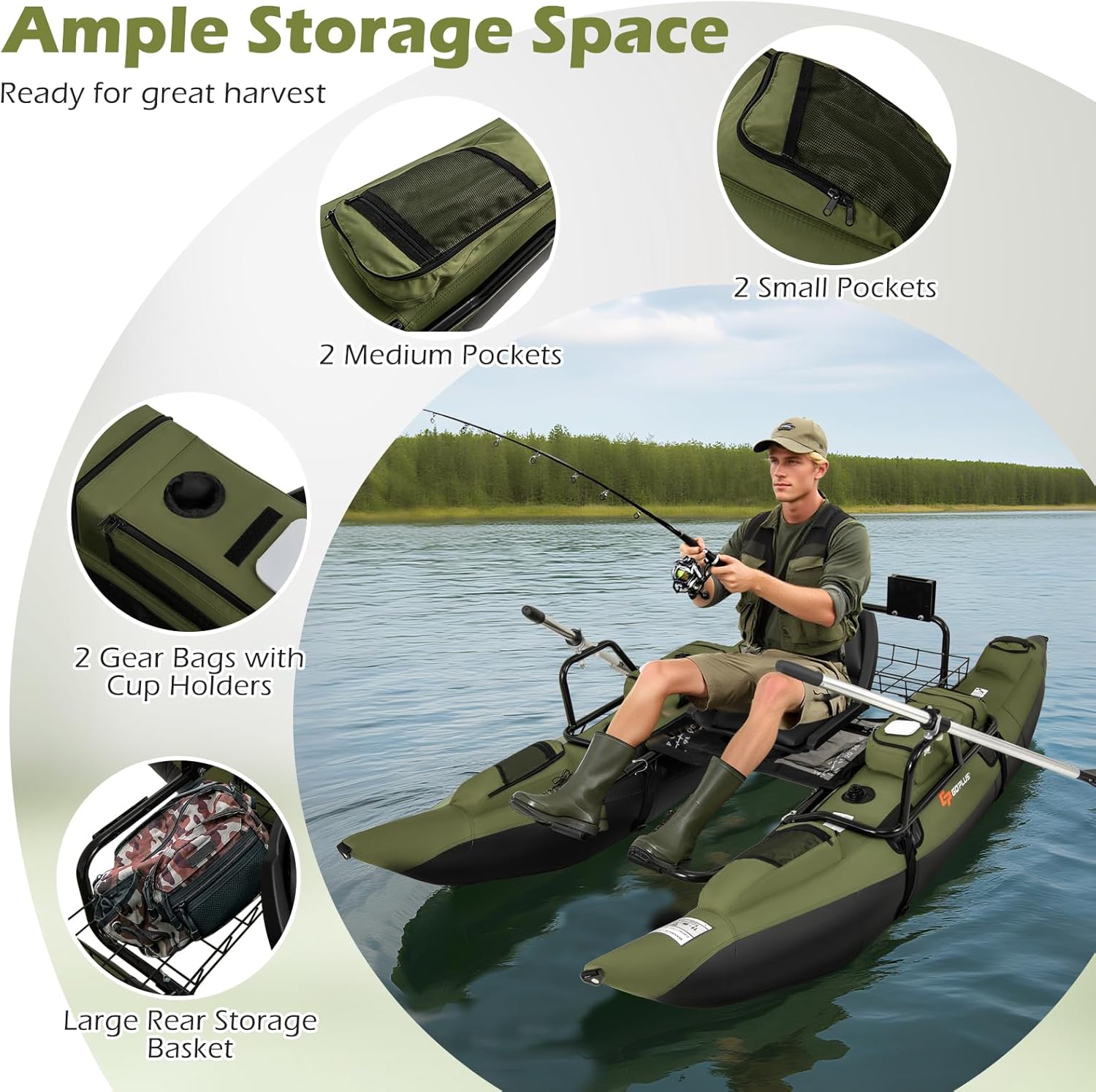 Perahu Karet Tiup Dewasa denga - Fishing Boat Seat ulasan dan harga