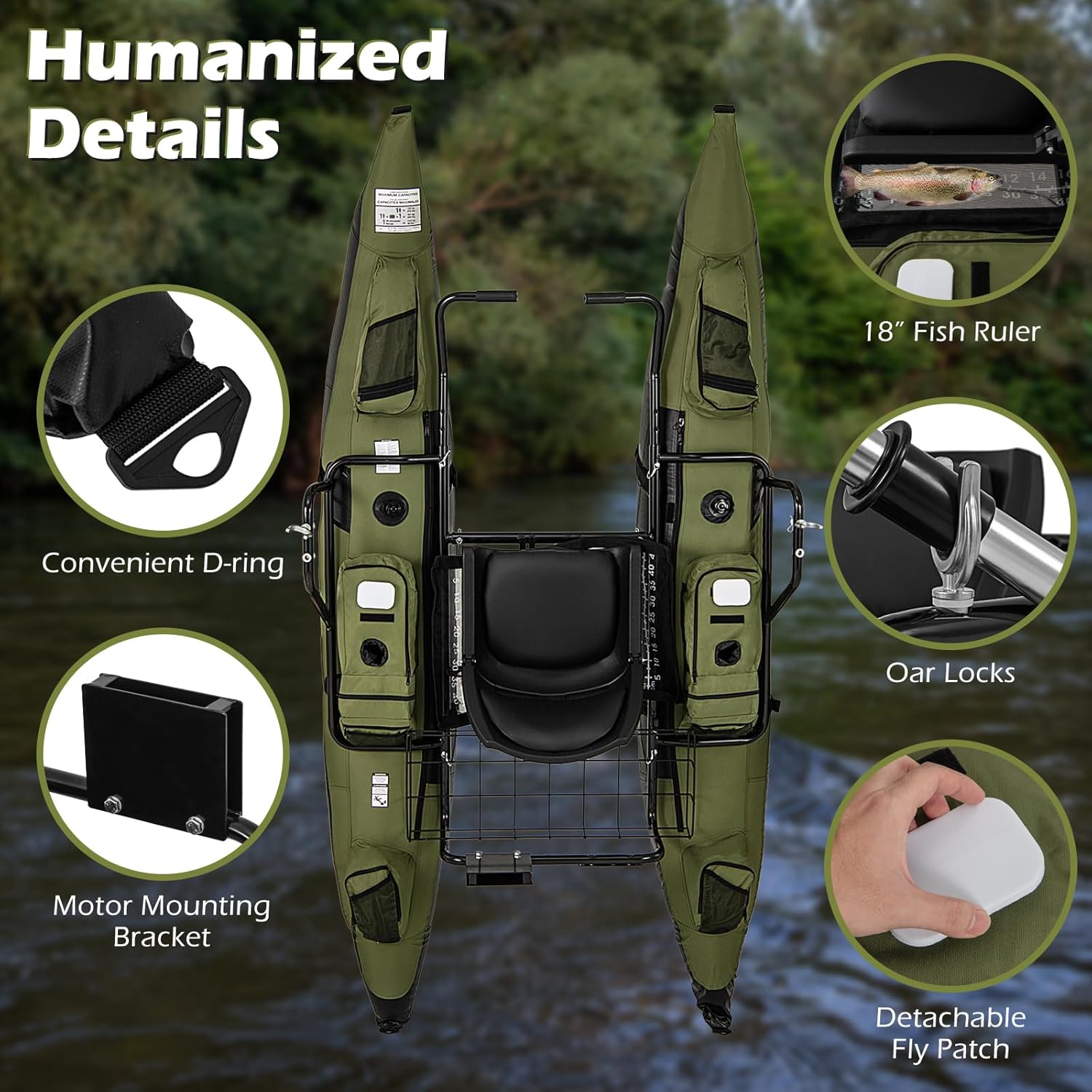 Perahu Karet Tiup Dewasa denga - Fishing Boat Seat ulasan dan harga