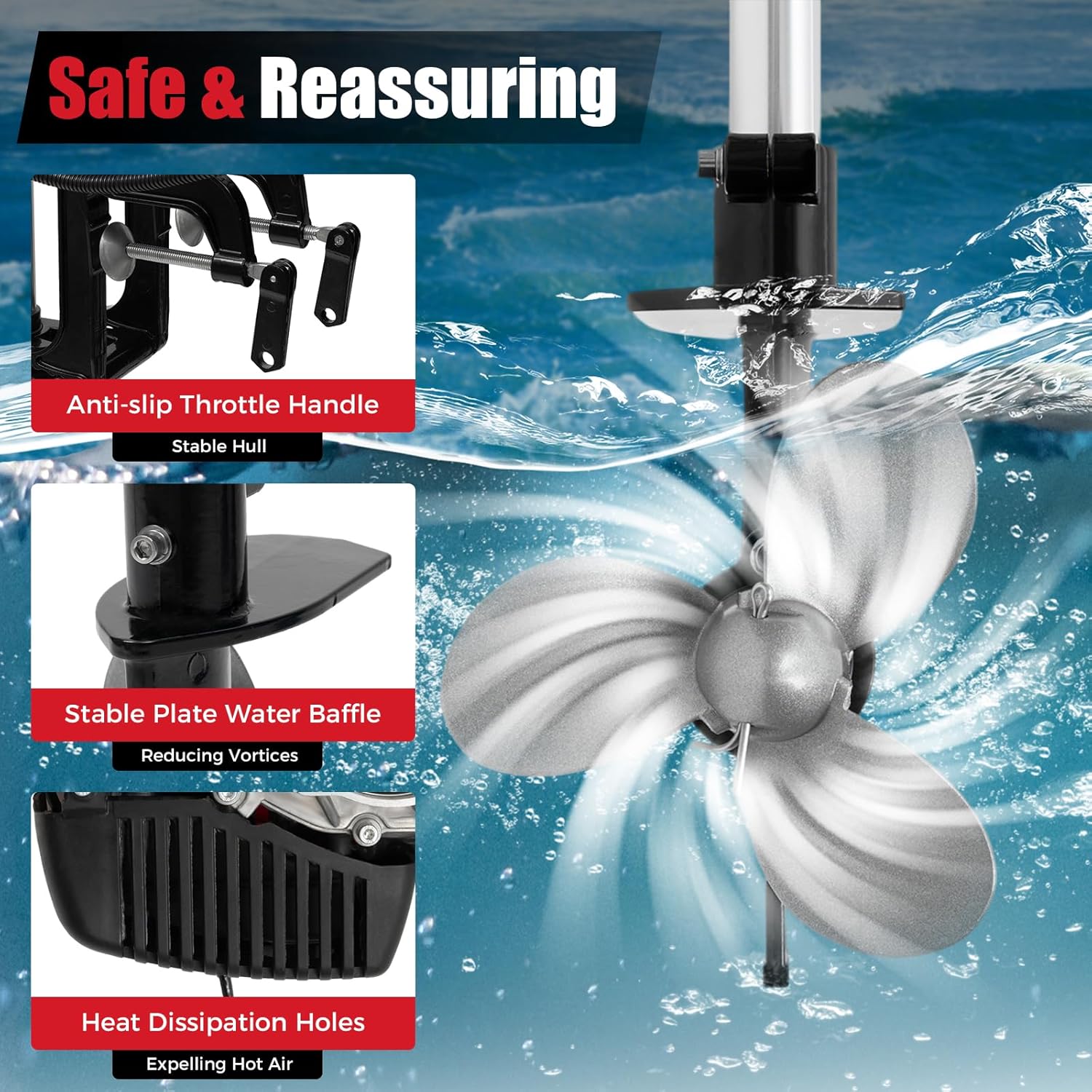 Motor Tempel 4HP, Mesin Kapal  - Fishing Boat Outboard Motor ulasan dan harga