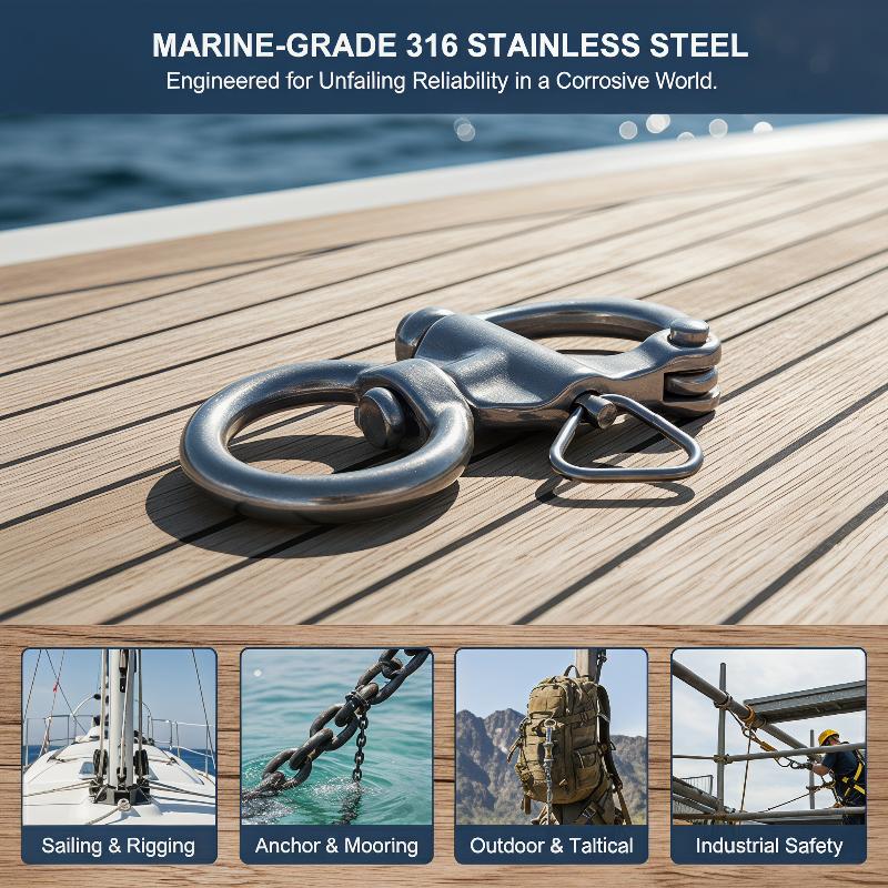 Shackle Putar Kelautan 316 Sta - Fishing Boat Inflatable ulasan dan harga