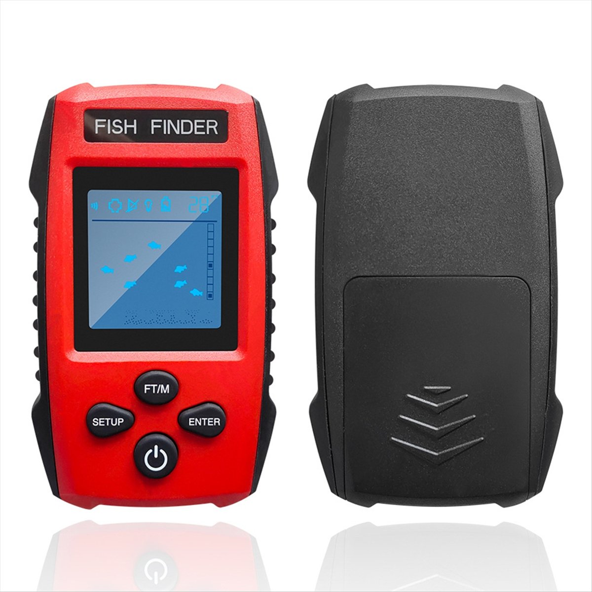 Transduser Sonar Berkabel LCD  - Fishing Boat Depth Finder ulasan dan harga