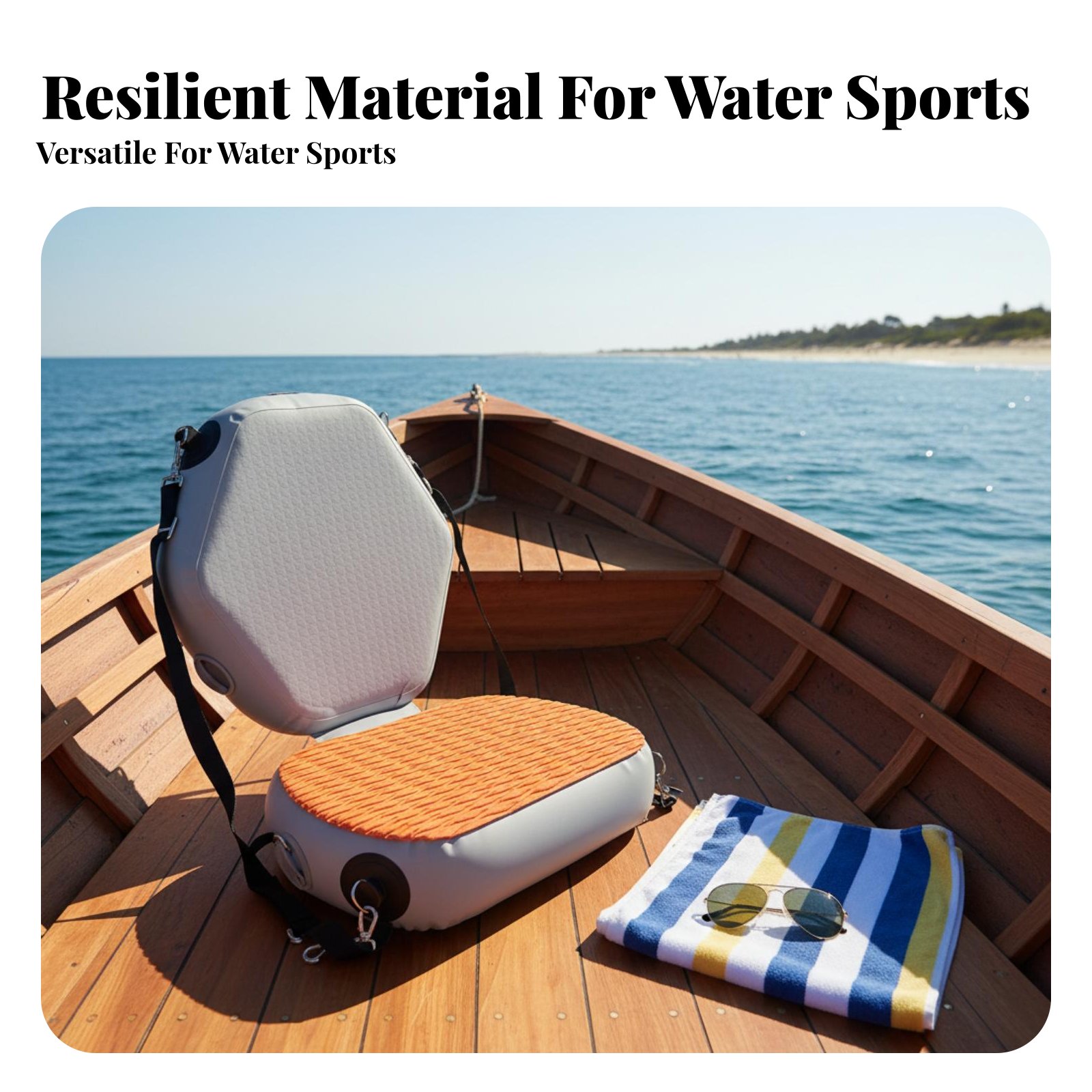 Kursi Kayak Tiup Tahan Aus, Ku - Fishing Boat Paddle ulasan dan harga