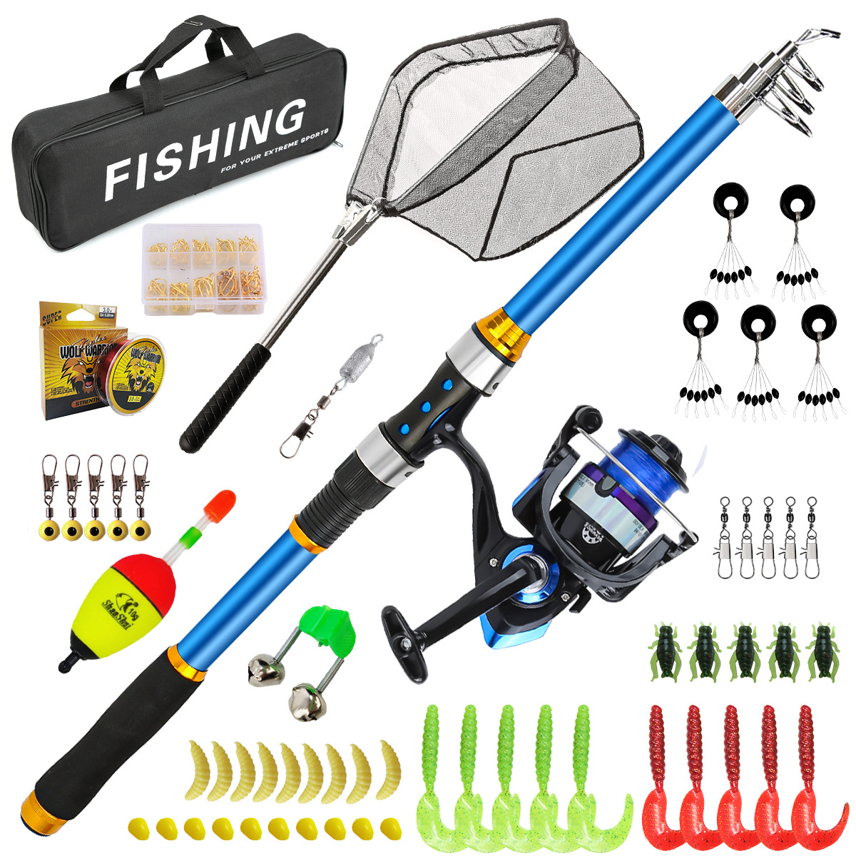 Set Joran Pancing Serat Kaca T - Fishing Boat Fiberglass ulasan dan harga