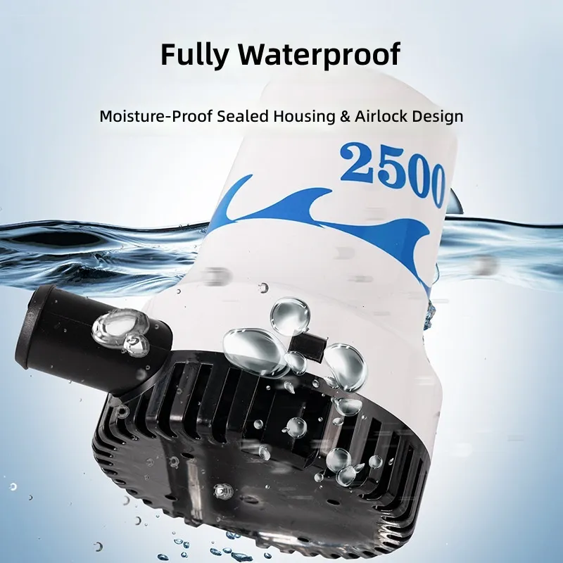Pompa Bilge Kapal 12V 24V DC P - Fishing Boat Bilge Pump ulasan dan harga