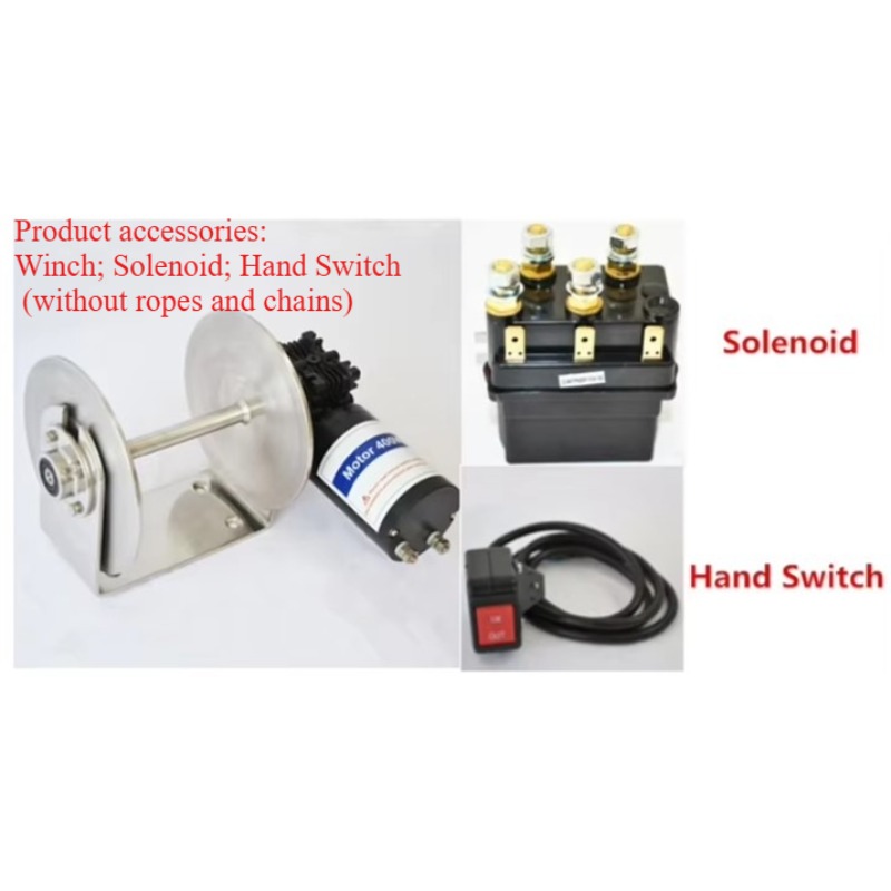 Winch Jangkar Listrik, 600W 12 - Fishing Boat Anchor Winch ulasan dan harga
